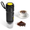 Portable Electric Espresso Machine Cordless Coffee Maker Self-Heating Car Espresso Maker with Anti-Dry Burn Fit for Ground Coffee/NS/DG Capsules for C