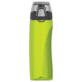 24 Oz Plas Btl W/Mtr Grn