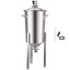 Pressure Fermenter 15 PSI, 8 Gal/30L All-in-One Stainless Steel Conical Secondary Fermentation Bucket, for Wine, Beer Brewing Equipment