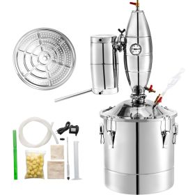 30L Stainless Steel Alcohol Distiller Home Brew Kit Moonshine Wine Making Boiler
