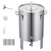 304 Stainless Steel Kettle, 16 GALLON Beer Brew Fermentor, Brew Bucket Fermentor for Brewing, Home Brewing Supplies with Base
