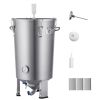 304 Stainless Steel Kettle, 8 GALLON Beer Brew Fermentor, Brew Bucket Fermentor for Brewing, Home Brewing Supplies with Base