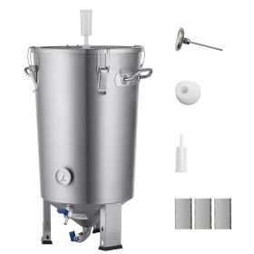 304 Stainless Steel Kettle, 8 GALLON Beer Brew Fermentor, Brew Bucket Fermentor for Brewing, Home Brewing Supplies with Base