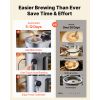Automatic Home Beer Brewer, 1500W Electric Beer Brewing Machine, 3.43 Gal All-in-One Home Brewer with Mash Boil Device