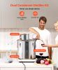 Alcohol Still, 13.2 Gal / 50 L Stainless Steel Water Alcohol Distiller with Copper Coil