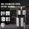 304 Stainless Steel Kettle, 8 GALLON Beer Brew Fermentor, Brew Bucket Fermentor for Brewing, Home Brewing Supplies with Base