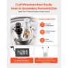 Pressure Fermenter 15 PSI, 16 Gal/60L All-in-One Stainless Steel Conical Secondary Fermentation Bucket, with Cooling Tube