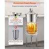 Pressure Fermenter 15 PSI, 8 Gal/30L All-in-One Stainless Steel Conical Secondary Fermentation Bucket, for Wine, Beer Brewing Equipment