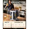 Automatic Home Beer Brewer, 1500W Electric Beer Brewing Machine, 3.43 Gal All-in-One Home Brewer with Mash Boil Device