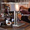 Kegerator Tower Kit, Single Tap Beer Conversion Kit, Stainless Steel Keg Beer Tower Dispenser with Dual Gauge CGA320 Regulator & D-System Keg Coupler